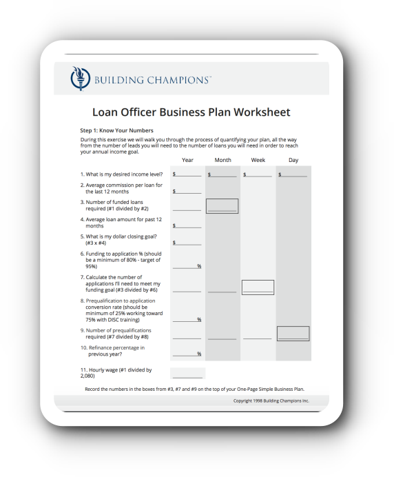 Download Building Champions | Simple Business Plan Tool